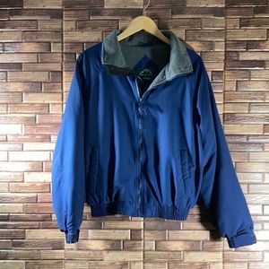 Unisex Medium Colorado Textile Blue & Gray Bomber Jacket